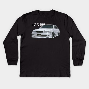 jzx100 adam lz vertex jdm drift sedan Kids Long Sleeve T-Shirt